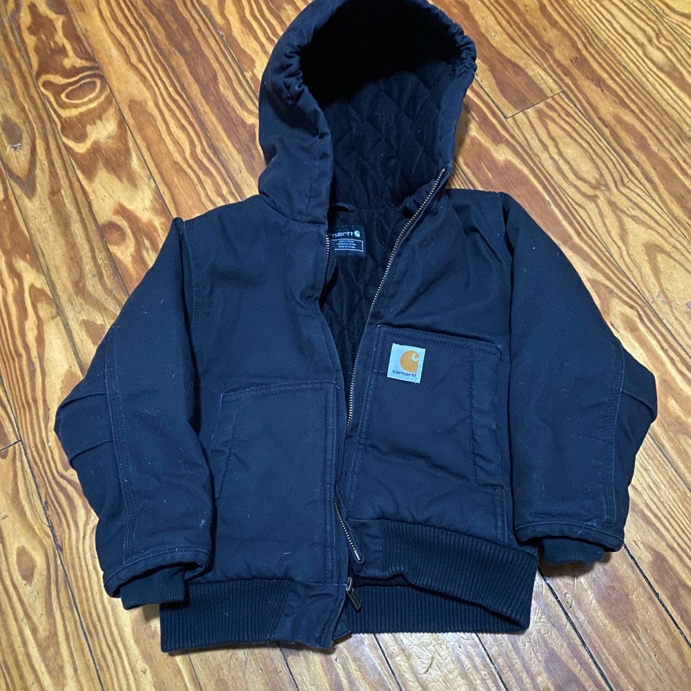 Carhartt Quilted Black Jacket